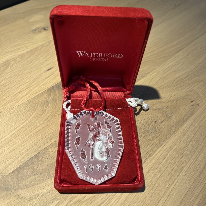 Waterford Crystal 1994 Christmas Ornament, Twelve Days of Christmas Series