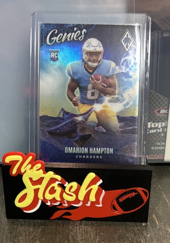 2025 Panini Phoenix Omarion Hampton Genies (RC) Case Hit🔥SSP🔥STUD Chargers