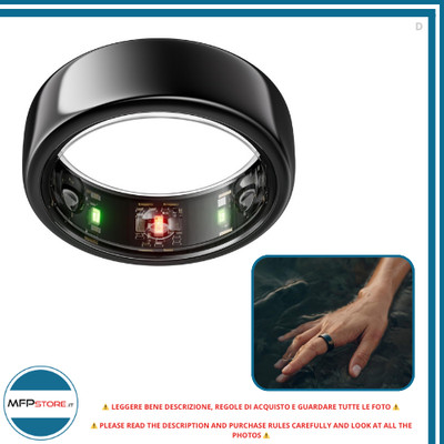 Oura Ring Gen3 Horizon Schwarz Größe 10   Überwachung Prosit E Schlaf Getestet