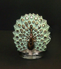 Yankee Candle Peacock Scentplug Diffuser W Led Light Green Bronze New
