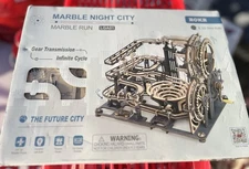 NEW Sealed🔥 ROKR Marble Night City Marble Run LGA01 3D Wooden Puzzle - 294 PCS