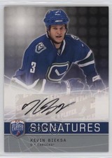 2008-09 Upper Deck Be a Player Signatures Kevin Bieksa #S-BI Auto k4s