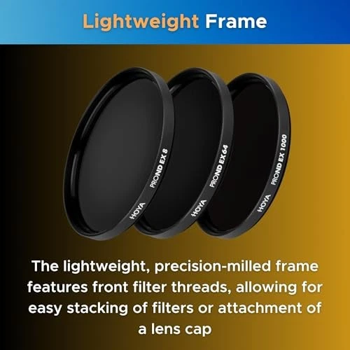 HOYA PRO ND EX Filter Kit 58mm Neutral Density Light Reduction 3 Filters - Image 3 of 4