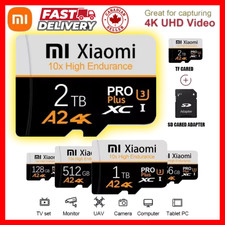High Speed Memory Card 2TB 1TB 512GB Micro TF SD Card 4K A2 U3 XC1 PRO PLUS