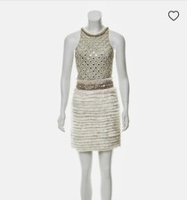 Elegant Amen couture formal off-white short dress size 42