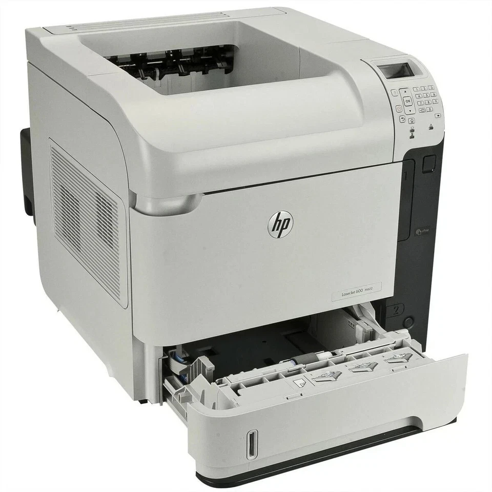 HP LaserJet M602DN A4 Mono USB Network Desktop Laser Printer - Full Level Toner - Image 3 of 4
