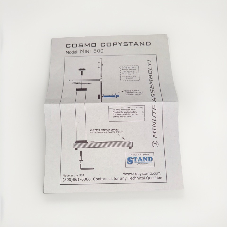 Stand Company Cosmo Mini-100 Copy Stand MINI 100 B&H Photo Video