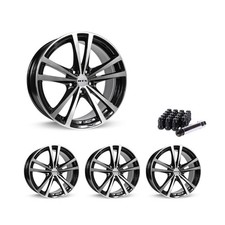 4x100 Set Of 4 15 Rims Black Alloy Wheel Fits 2002-07 Suzuki Aerio Oe43 Rtx 4x100 Set Of 4 15 Rims Black Alloy Wheel Fits 2002-07 Suzuki Aerio Oe43 Rtx