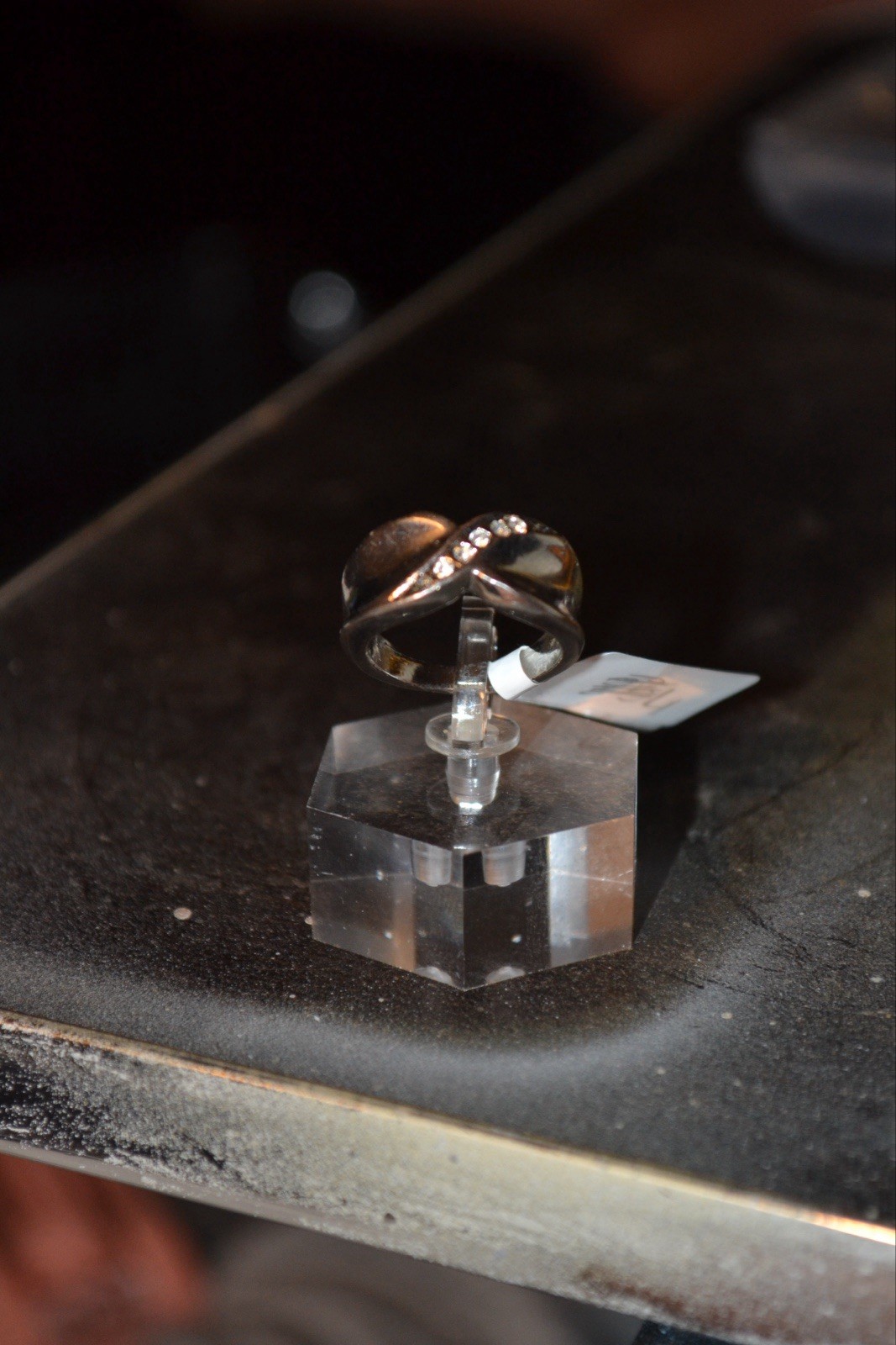 Twisted Diamond Ring Costuim