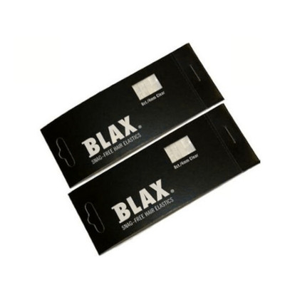 BLAX SnagFree Haargummis Transparent 4mm, 8er Duopack sanft reißfest unsichtbar