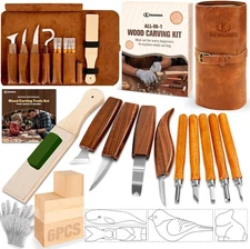 Wood Carving Kit, 24Pcs Wood Carving Tools