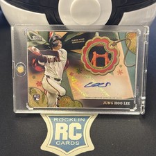 2024 Topps Holiday RPA Jung Hoo Lee RC Golden Gate Bridge Relic Giants 1/1!