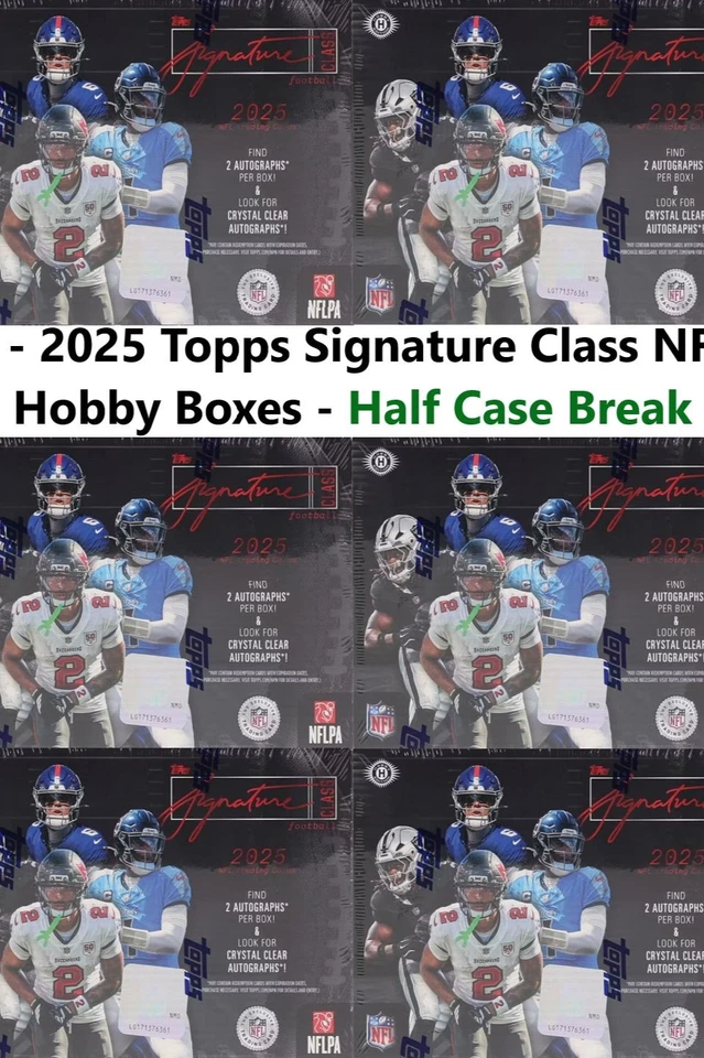 Break #447 Topps Signature Class 2025 Hobby Box Half Case