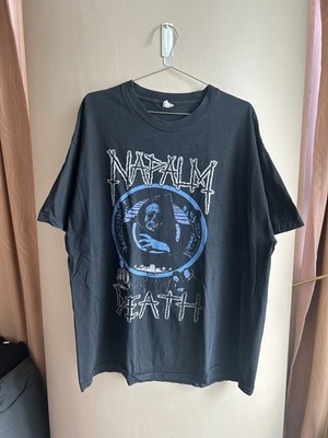 Vintage Napalm Death Shirt Fader 00s Grindcore