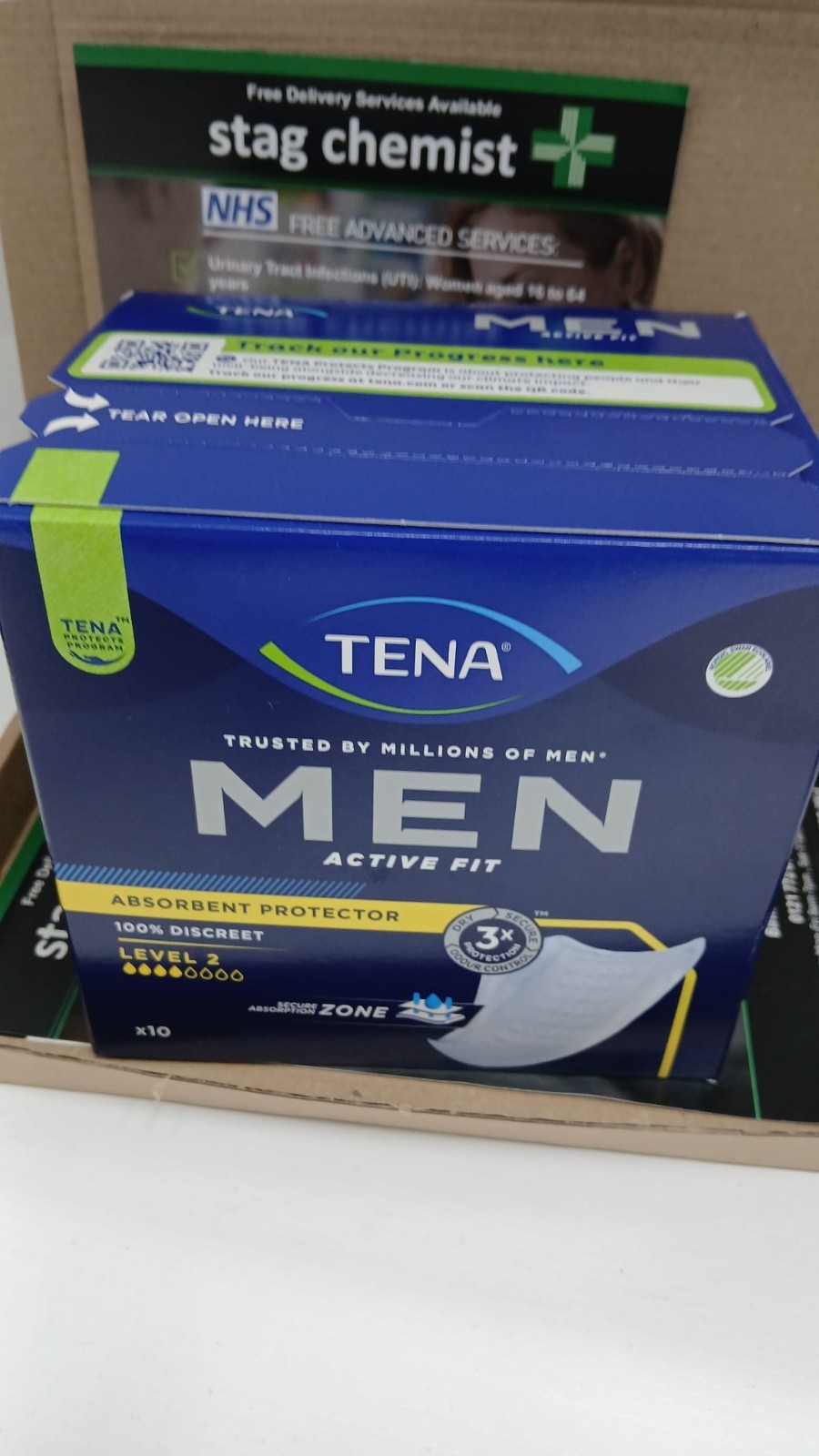 Tena Men Level 2 Absorbent Protector Pack of 12