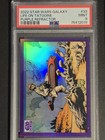 2022 Topps Chrome Star Wars Galaxy LIFE ON TATOOINE #33 Purp Refractor /25 PSA 9