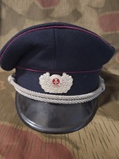 Schirmm&uuml;tze Feuerwehr DDR Alte Variante M&uuml;tzenkordel M&uuml;tzenabzeichen
