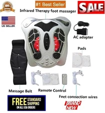Foot Massager w/8 Pads Infrared Therapy Improved blood Circulation & pain relief