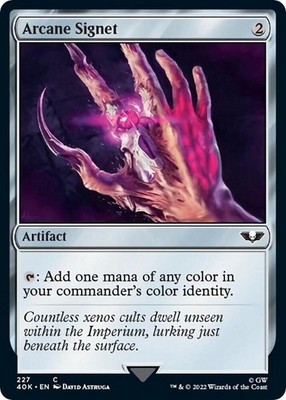 1x Arcane Signet (227) - Universes Beyond: Warhammer 40,000 Near Mint - MTG