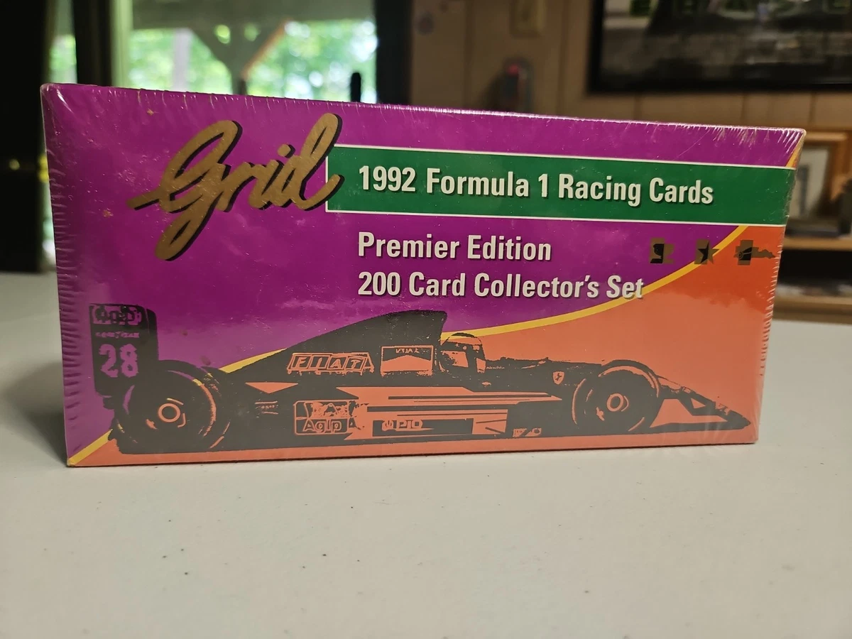 Formula 1 Auto Racing 1992 Season Sports Trading Cards