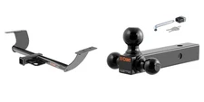 CURT Trailer Hitch 2in Receiver, Multi-Ball Mount, Hitch Lock Towing Kit - 13236
