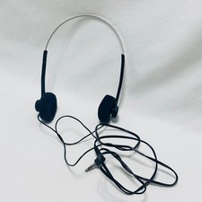 Vintage Retro Black Foam On The Ear Headphones Head Ear Phone Bud Pad Stereo