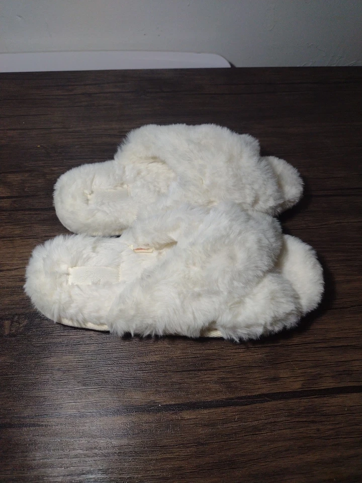 Toboganes para dormitorio Pink Fury blancos para mujer talla pequeña (5-6) pequeña Foto 2 de 4