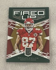 2017 Donruss Elite - Fired Up Travis Kelce #15 Green