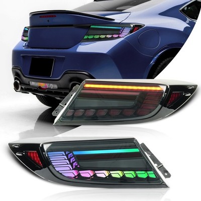 Pair RGB Taillight For 2021-2025 Toyota GR86/Subaru BRZ 2nd Gen ZN8/ZD8,Sequence