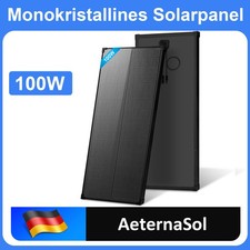 AeternaSol 100W Solarpanel Solarmodul Monokristallin 12V Wohnmobil 18BB 100 …