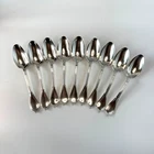 💠 Gorham Cottage Sterling Teaspoons — Set of 9 —Bailey Banks Biddle — 273g