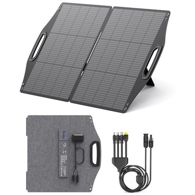 BigBlue 100W Solar Panel w/USB-C(45W PD)+USB-A(Fast Charging 18W) & MC-4 Ports