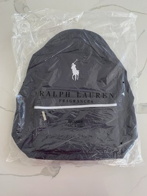 RALPH LAUREN Polo Backpack Dark Blue School Gym Weekender