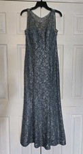 Ignite Evenings Sleeveless Formal Dress With Capelet Mother Of Bride Groom Sz 6