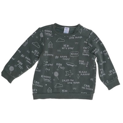 Colin's, Sweatshirt, Größe: 80, Grün/Weiß, Polyester, Sonstiges #QI0