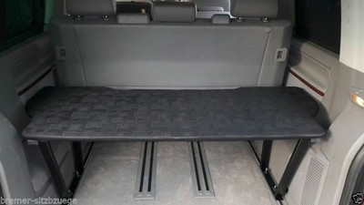 Multiflexboard für VW T5 T6 T6.1 Multivan Bettverlängerung Ablage Schwarz 02