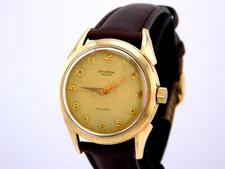 VINTAGE UNIVERSAL GENEVE BUMPER CAL .139 AUTO MENS WRISTWATCH SERVICED C. 1950s