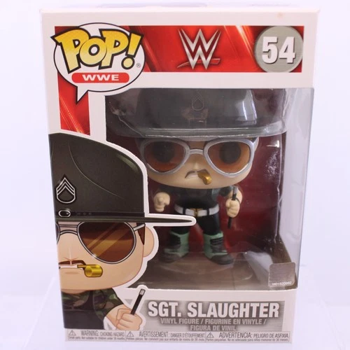 F2 Funko Pop WWE WWF SGT SLAUGHTER Vinyl Figure 54