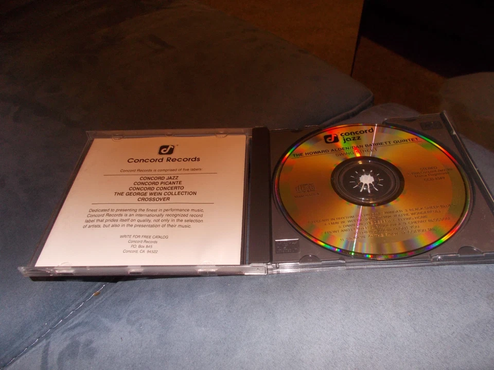 THE HOWARD ALDEN /DAN BARRETT QUINTET-SWING STREET 1988 CD ALBUM - Image 3 of 4