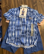 Tommy Bahama Kids' 3-piece Set Shirt/Teeshirt/Shorts Size 3T - Blue New W/Tags