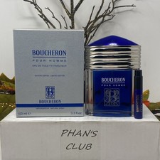 Boucheron Pour Homme 3.3oz Eau de Toilette Fraicheur Oriental Spicy Cologne