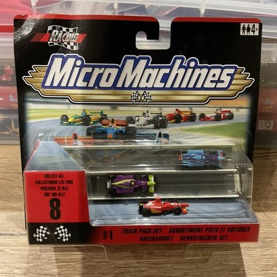 MICRO MACHINES HASBRO TRACK PACK SET F 1 NUMMER 1 BRANDNEU IN BOX