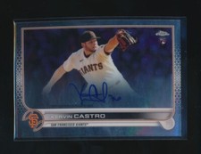 KERVIN CASTRO 2022 TOPPS CHROME RC AUTO