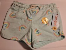 NEW Cat  Jack Girl's Rainbow Print Pull On Shorts Size XL 14/16 