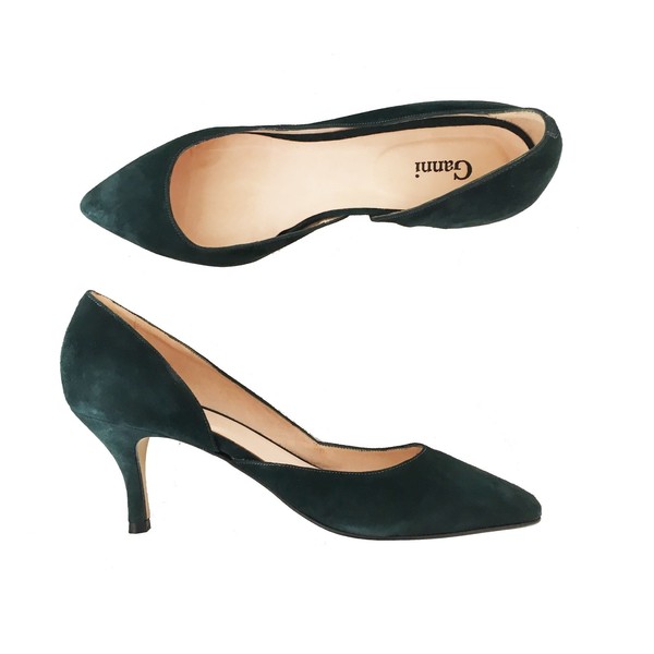 GANNI · Janet Suede Green [ EU 40 ]