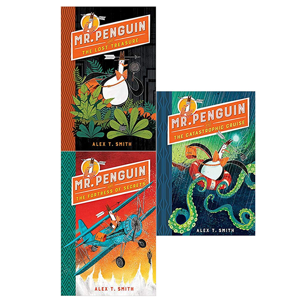 Alex T. Smith Mr Penguin Series 3 Books Collection Set Mr Penguin and the Lost