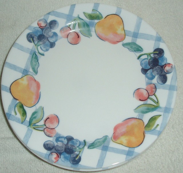 2 CORELLE FRUIT TOO 7 1/4" PLATES eBay