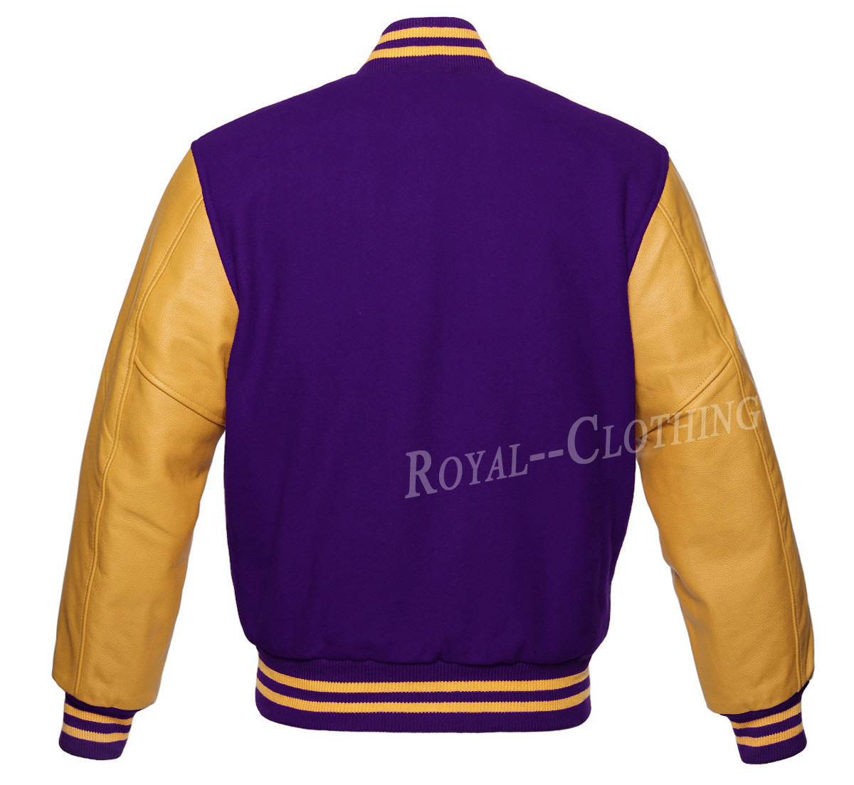 Varsity Letterman Bomber High Quality Wool Real Cowhide Leather Sleeve  jaclet