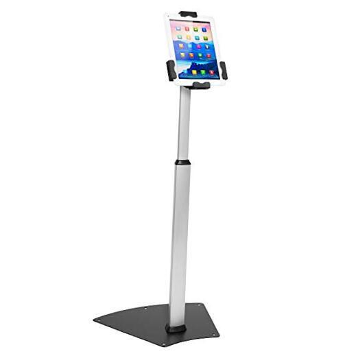 Anti-Theft Universal Tablet Stand Kiosk – Height Adjustable Tablet Kiosk Floor