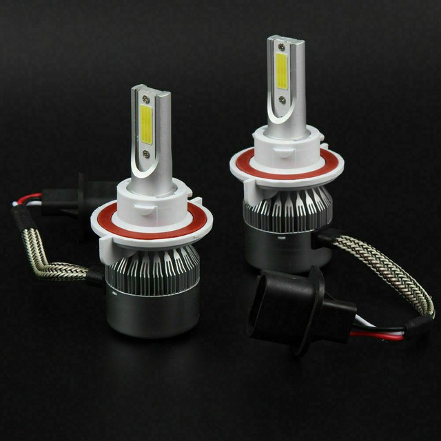 For 2017 2018 2019 F250 F350 White LED High & Low Beam Headlight Lights